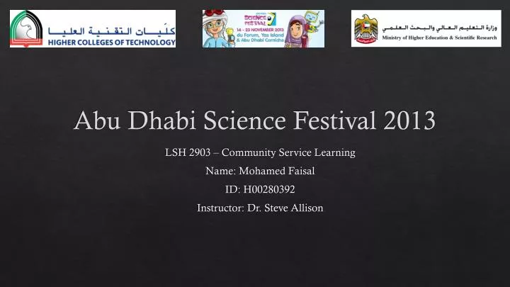abu dhabi science festival 2013
