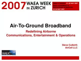 Air-To-Ground Broadband