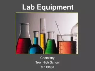 Lab Equipment