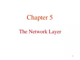 The Network Layer