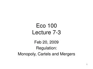 Eco 100 Lecture 7-3