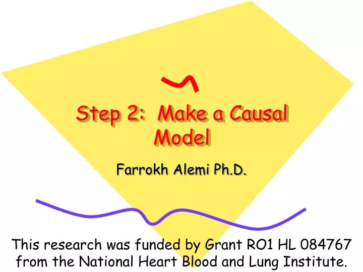 step 2 make a causal model