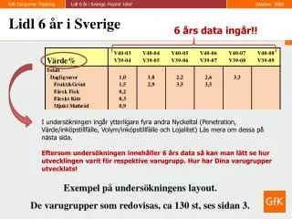 lidl 6 r i sverige