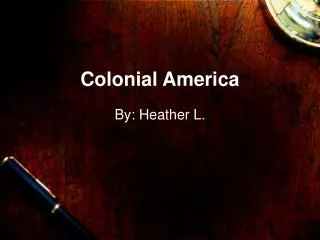 Colonial America