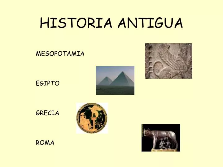 historia antigua