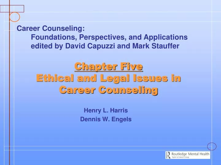 chapter five ethical and legal issues in career counseling
