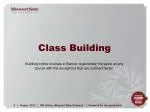 Guidelines for Building Online Courses in Banner: Accuracy and Compliance - slide 1