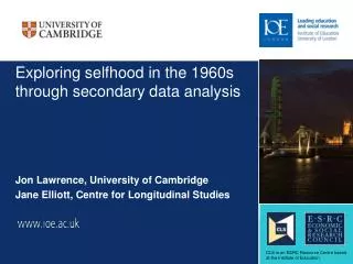 Exploring selfhood in the 1960s through secondary data analysis