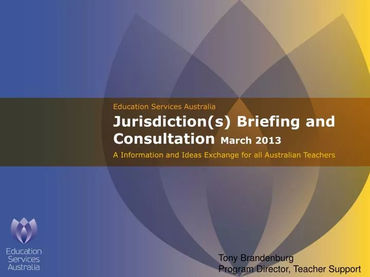 jurisdiction s briefing and consultation march 2013