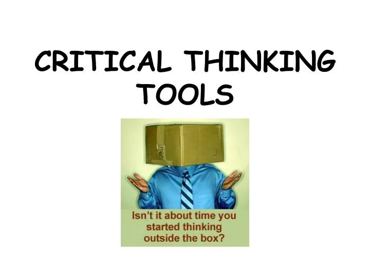 critical thinking tools