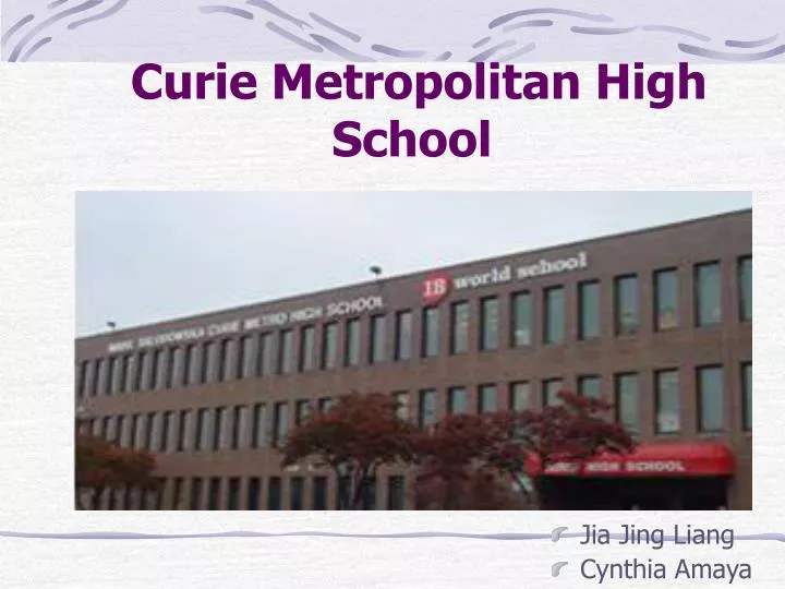 curie metropolitan high school