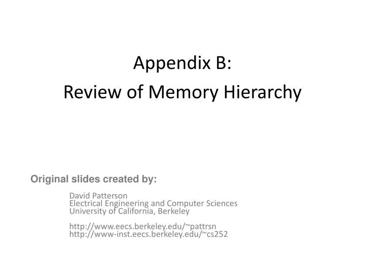 appendix b review of memory hierarchy