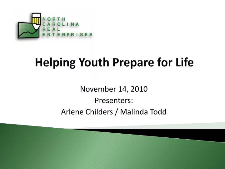 helping youth prepare for life