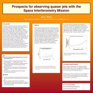 Prospects for observing quasar jets with the Space Interferometry Mission