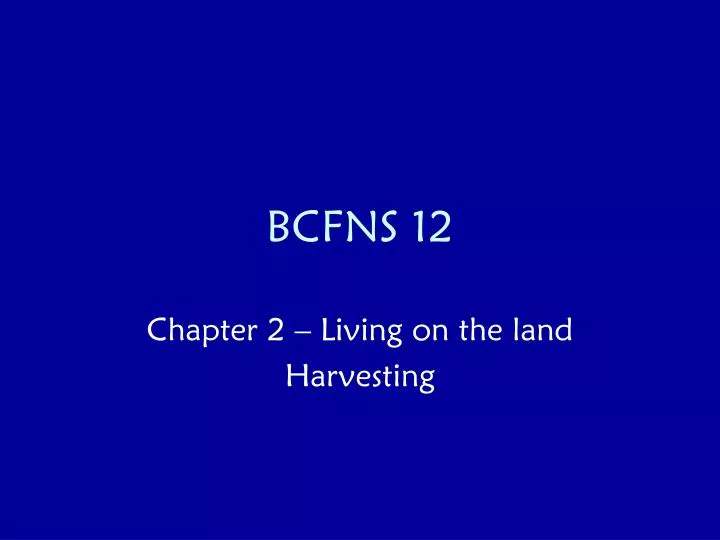 bcfns 12