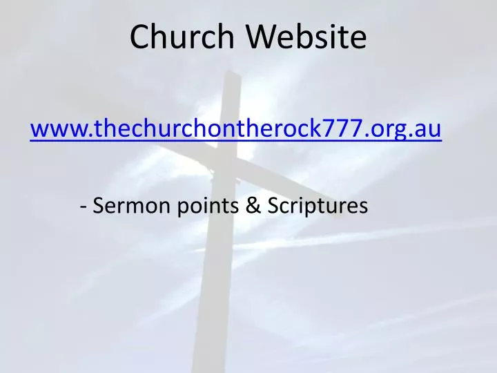 church website