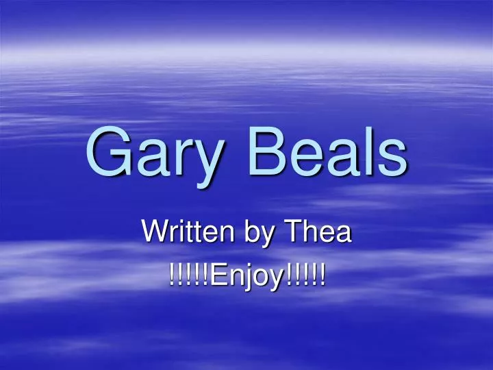 gary beals