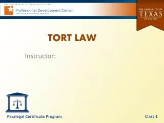 TORT LAW