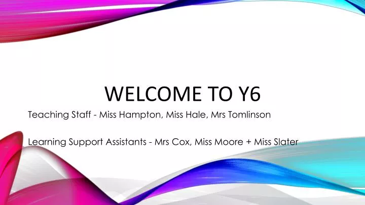 welcome to y6