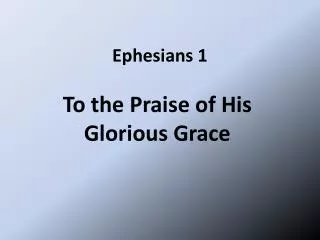 ephesians 1