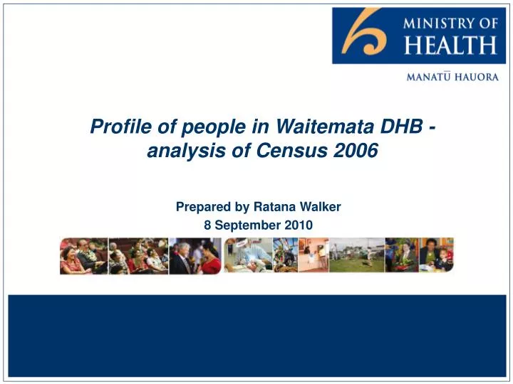 profile of people in waitemata dhb analysis of census 2006