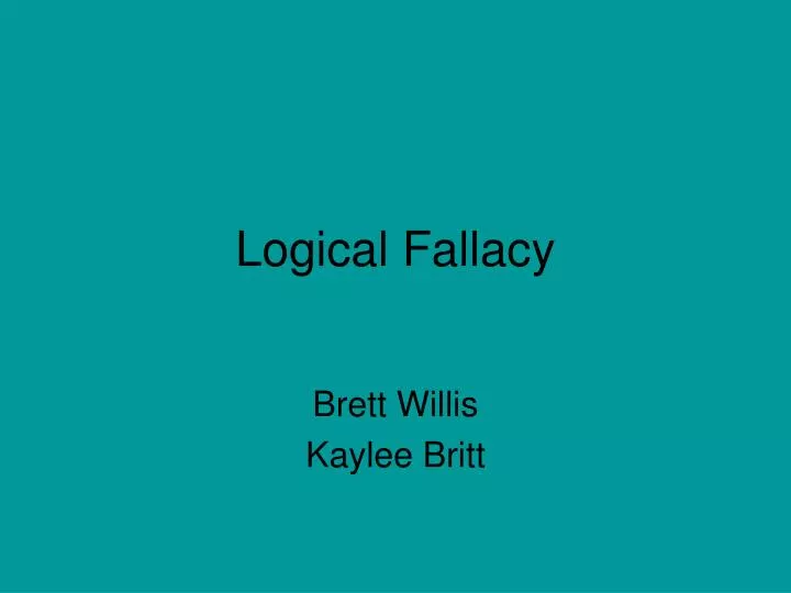 logical fallacy