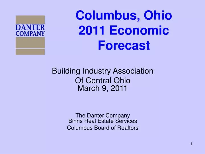 columbus ohio 2011 economic forecast