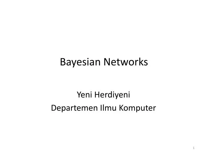 bayesian networks