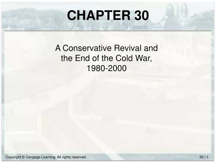 a conservative revival and the end of the cold war 1980 2000