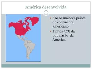 am rica desenvolvida
