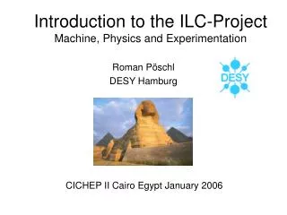 Introduction to the ILC-Project Machine, Physics and Experimentation