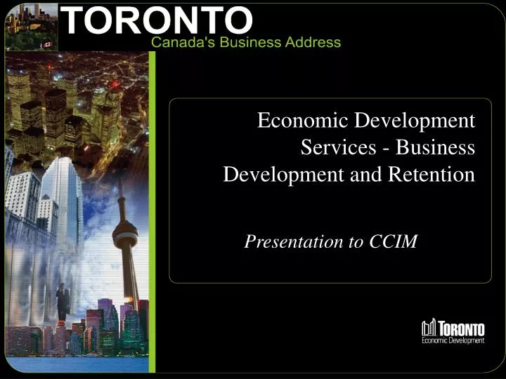 economic development services business development and retention