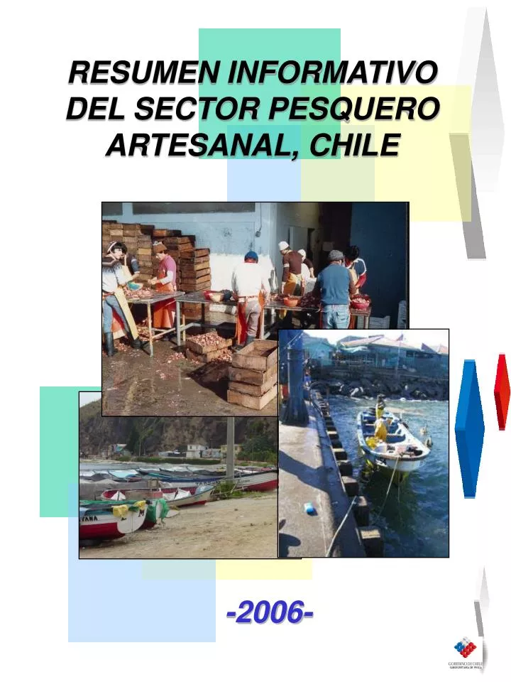 resumen informativo del sector pesquero artesanal chile