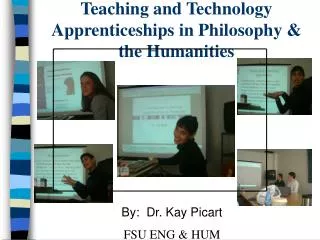 Teaching and Technology Apprenticeships in Philosophy &amp; the Humanities