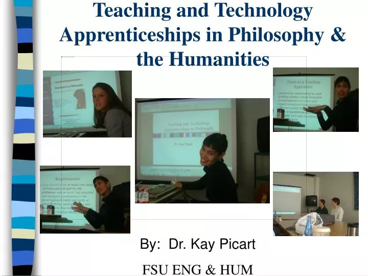 teaching and technology apprenticeships in philosophy the humanities