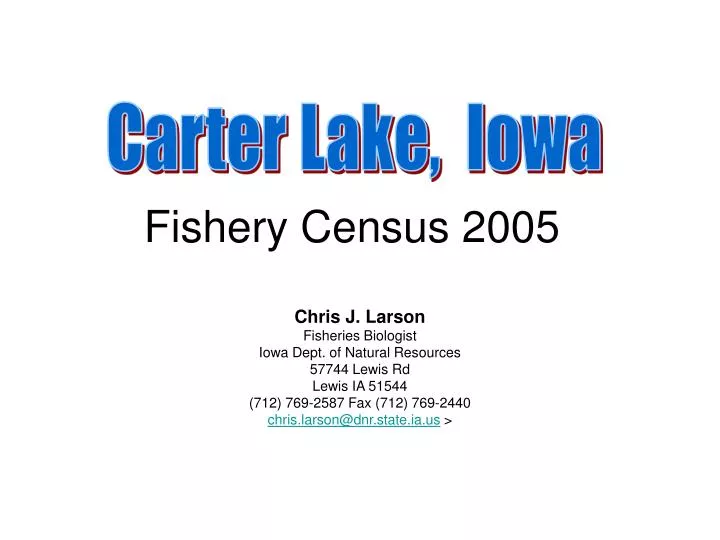 fishery census 2005