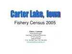Assessment of Fishery Health and Improvement Strategies for Carter Lake, Iowa - slide 1
