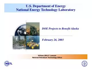 U.S. Department of Energy National Energy Technology Laboratory