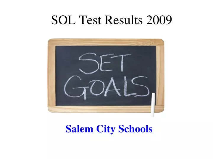 sol test results 2009