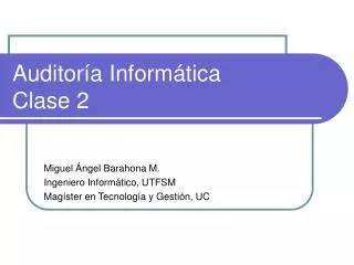 auditor a inform tica clase 2