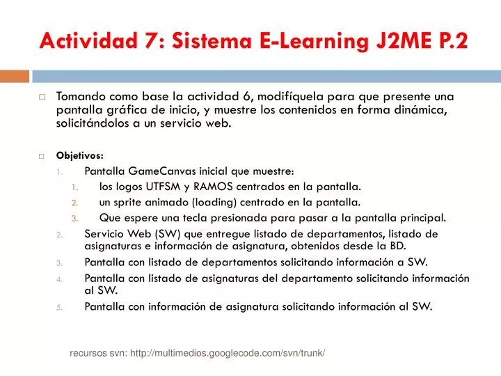 actividad 7 sistema e learning j2me p 2