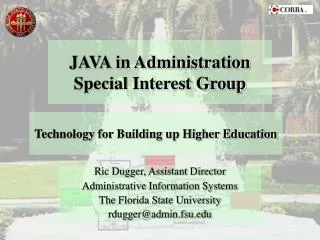 JAVA in Administration Special Interest Group