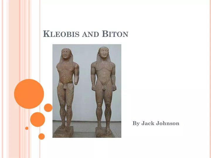 kleobis and biton