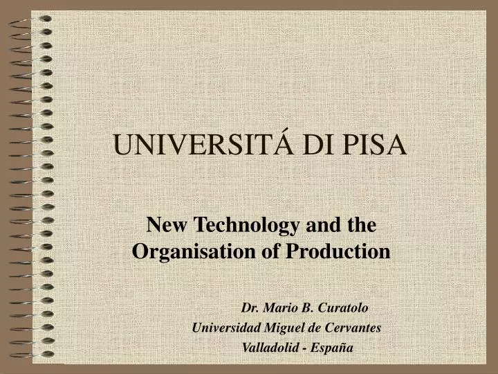 universit di pisa