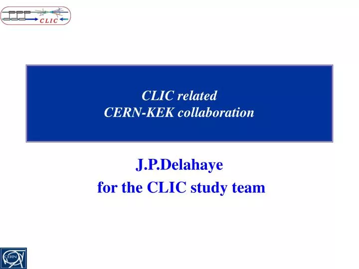 clic related cern kek collaboration