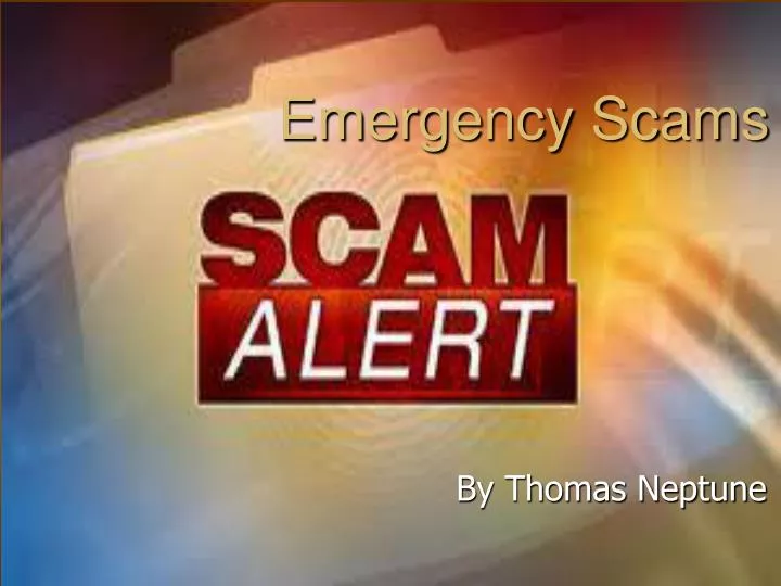 emergency scams