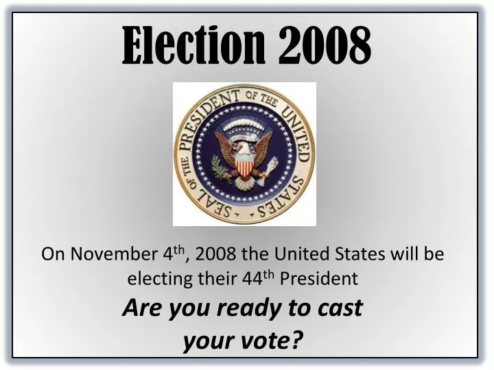 election 2008