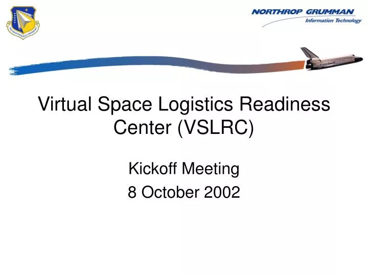 virtual space logistics readiness center vslrc