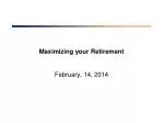 Retirement Savings Strategies at York University - slide 1