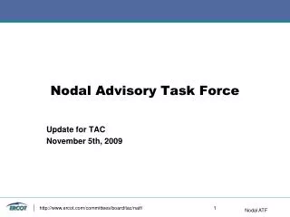 Nodal Advisory Task Force